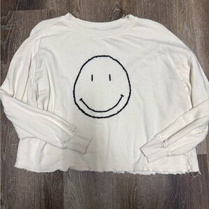 By Together Smiley Face Long Sleeve Top
